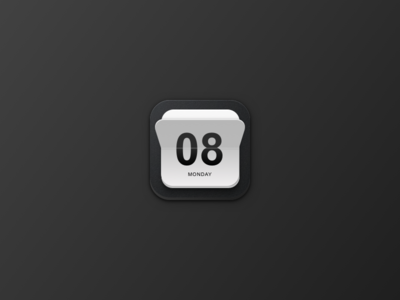 Skeuomorphic Calendar Icon