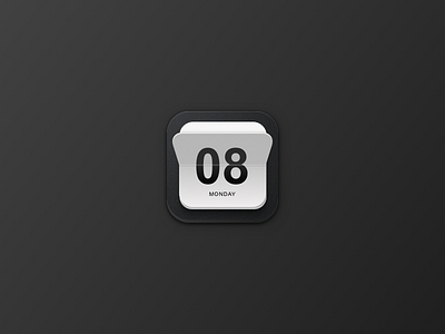 Skeuomorphic Calendar Icon