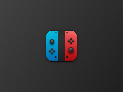 Skeuomorphic Nintendo Icon 3d app gaming icon ios logo nintendo skeuomorphic smash super switch vector