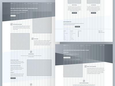 Wireframes abstract estate home house modern real site startup tech web website wireframe