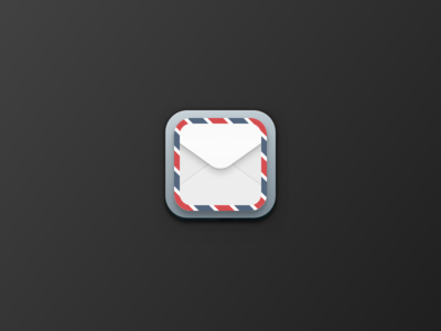 Skeuomorphic Mail Icon