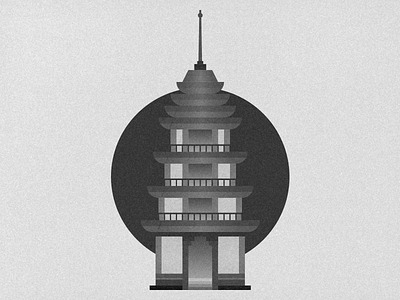 Grain Texture Pagoda