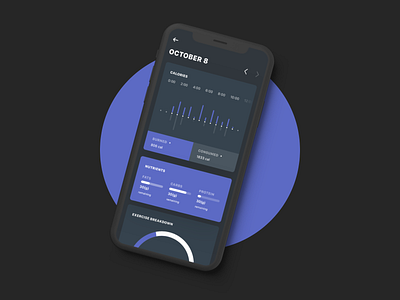 Fittness Macro Tracker Concept