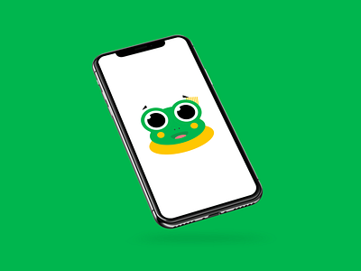 Cute Frog Wallpaper animation app branding cartoon cute flat frog frogs icon illlustrator illustration iphone line logo mascot mascot character minimal vector wallpaper