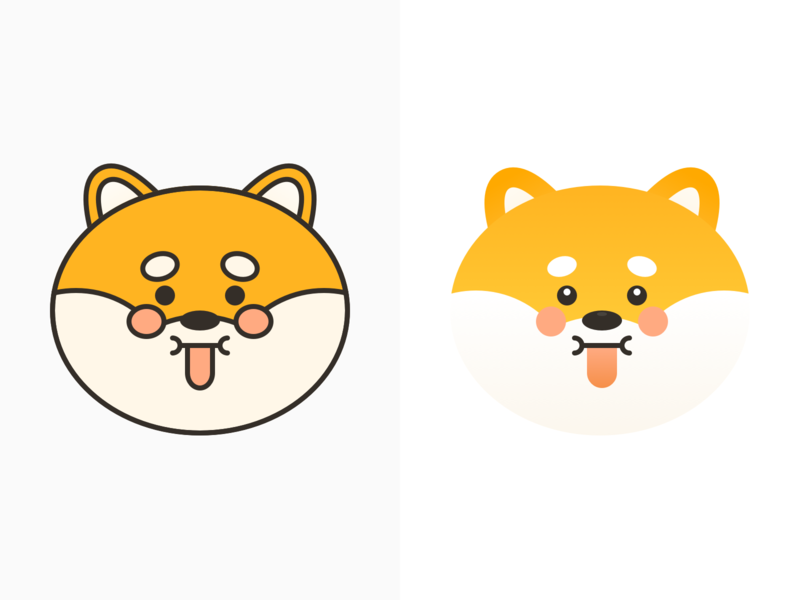 Shiba Inu Illustration Again By Richard Yang On Dribbble