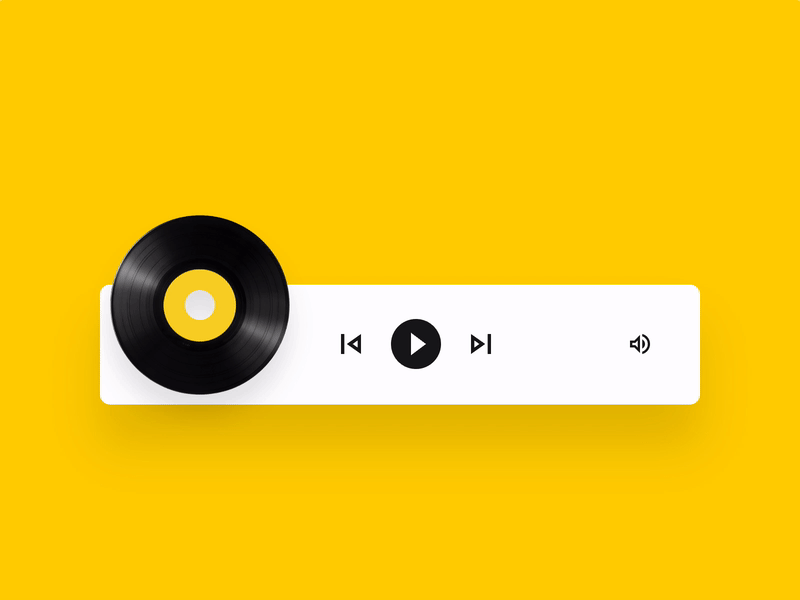 Music Stream Animation — Invision Studio animation branding ease flat gif interaction interaction design interface invision invisionstudio micro animation minimal ui vector video widget