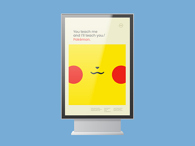 Minimal Modern Pokemon Poster Design design illustration minimal modern