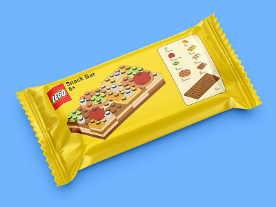 Lego Snack Bar Design Concept branding design graphic design mock up