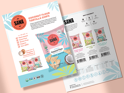 Sell Sheet Design for Snack Company cpg design design graphic design product info sheet product sell sheet sell sheet sell sheet design