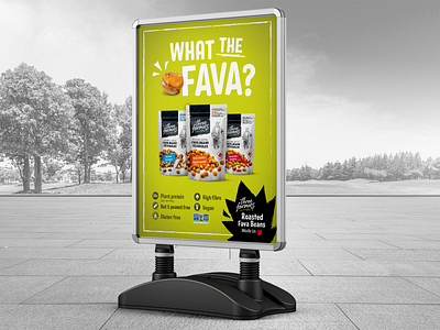 Snack Company Outdoor Signage Advertisement Design