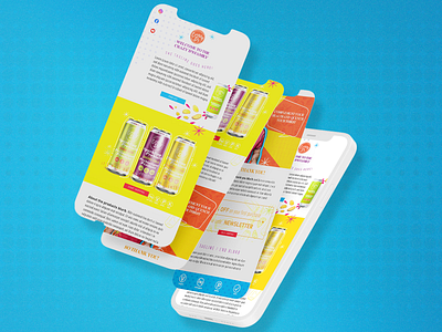 Mobile Email Design for Beverage Company