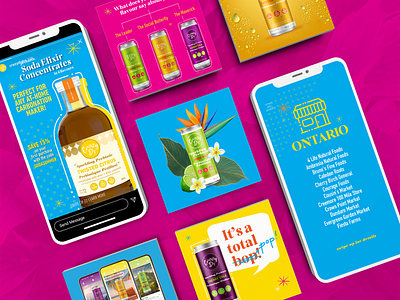 Social Media Branding & Design Layout for Beverage Company