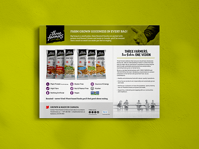 Sell Sheet Design for Packaged Food Product design food sell sheet graphic design product sheet sell sheet design