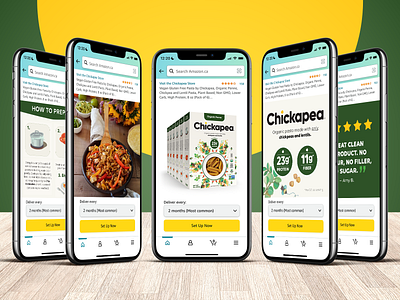 Amazon Ecommerce Graphics for Health Food Brand