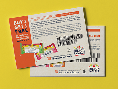 CPG Retailer Coupon Postcard Design coupon design cpg coupon cpg postcard design graphic design postcard design retailer coupon