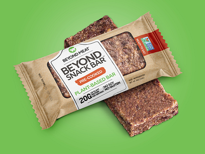 Beyond Meat Snack Bar Design Concept beyond meat candy bar design design graphic design mock up snack bar design vegan vegan design vegan snack