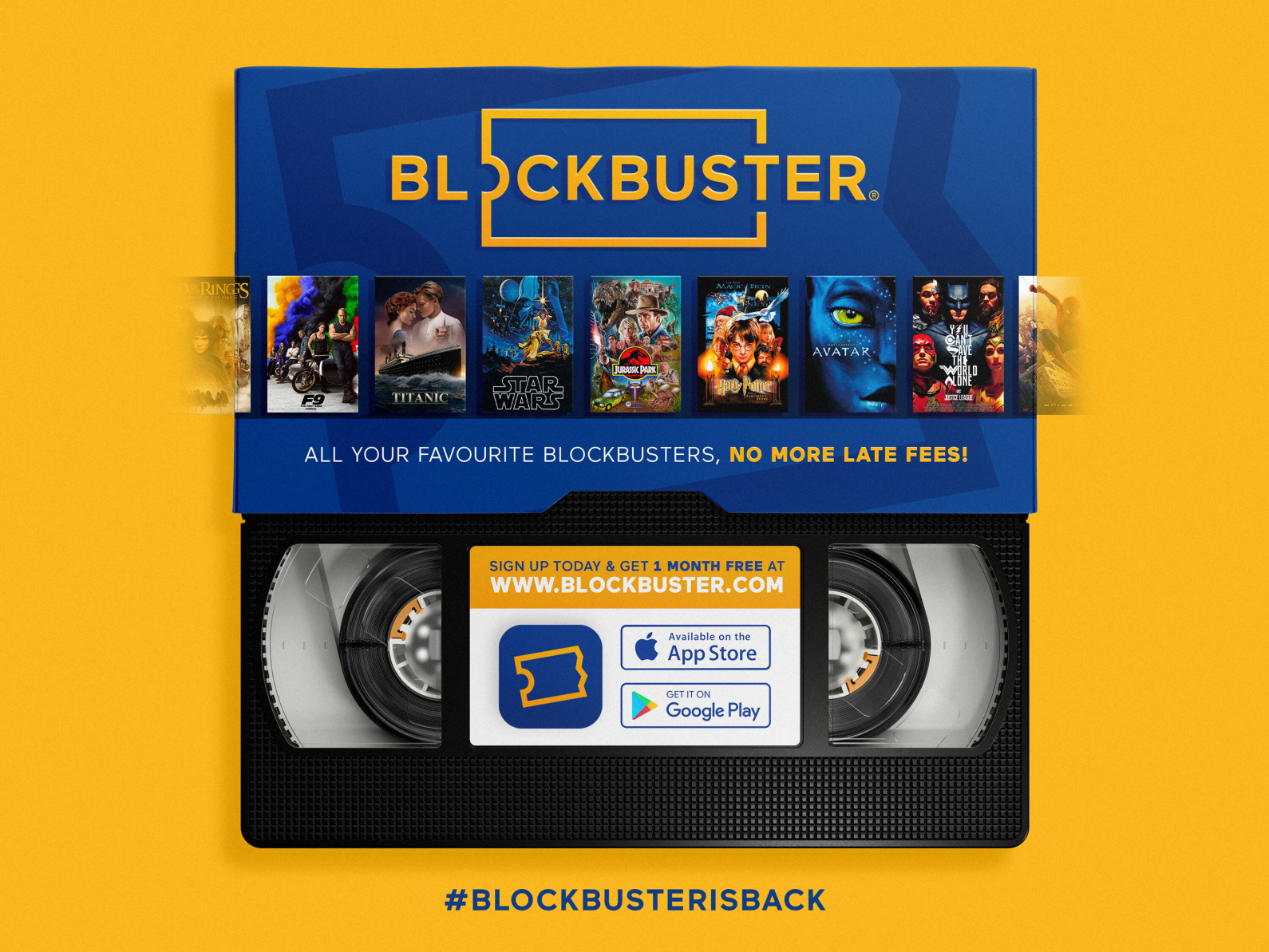Blockbuster Streaming Service Design Concept by Darkroast.co on Dribbble
