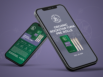 Vertical Social Media Branding for Cannabis Product cannabis branding cannabis design cannabis product social media cannabis social media design graphic design mock up