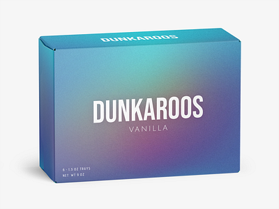 Dunkaroos Minimal Packaging Design Concept dunkaroos food graphic design minimal mock up package design snack