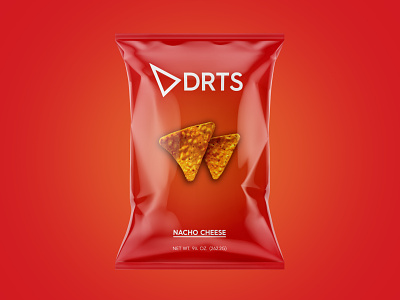 Doritos Chips Minimal Packaging Design Concept chips doritos graphic design minimal mock up package design snack