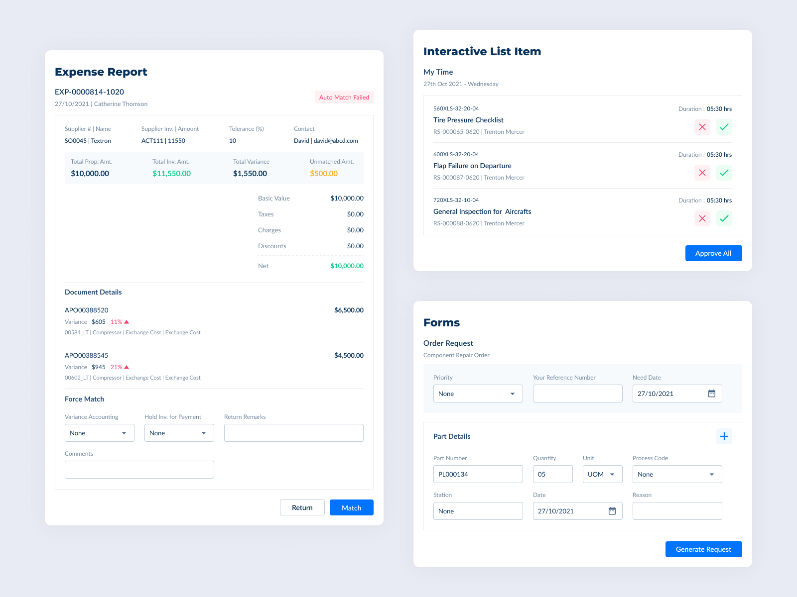 Adaptive Cards Template by Sharmila Visvananthan on Dribbble