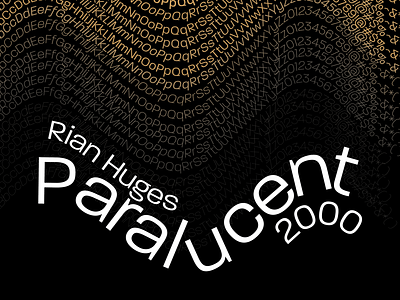 Typography Poster: Paralucent