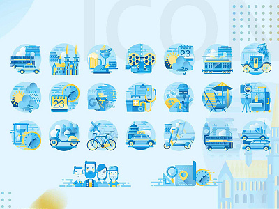 Icons from Smart TV App Design icon