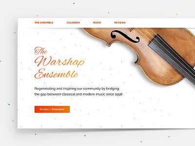 Musical Ensemble Homepage classical ensemble homepage landing music orchestra violin