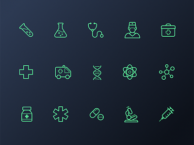 Medical Icons dna doctor icon design icons medical medicine