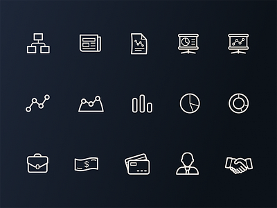 Business Icons business chart graph icon design icons