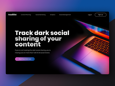 Dark Social Tool Homepage