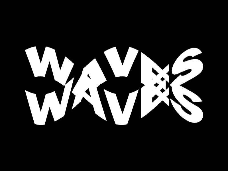 Waves after effect animated type animation gif kinetic type kinetic typography type typography