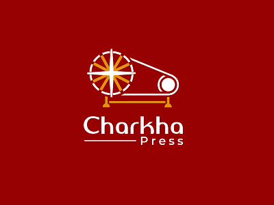 Charkha Press logo | Indian Charkha logo