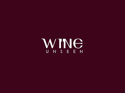 Wine Unseen Logo alcohol logo beautiful logo best wine logo brandcubes burgundy burgundy logo classic logo elegant logo ishan shetty minimal logo minimal wine logo modern logo modern logo design mumbai logo designer negative space negative space logo unseen logo upmarket logo wine logo wine negative space logo