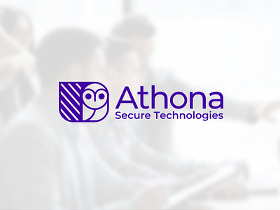 Athona Secure Technologies Logo antivirus antivirus logo athona logo bird logo brandcubes online security logo owl owl logo pictoral logo professional logo purple logo security logo security technology logo technology logo