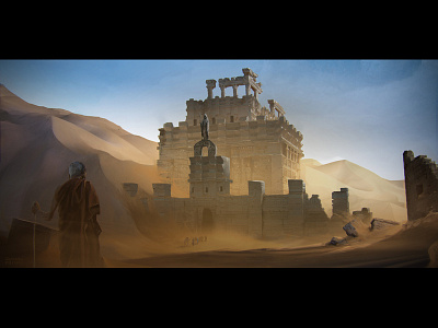 Ancient Civilization ancient civilization concept art explorers film fortress games sand dune temple travelers