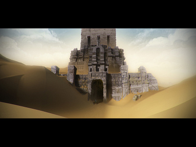 Ancient Civilations 03 Wip01 800x600 ancient civilization concept art explorers film fortress games sand dune temple travelers