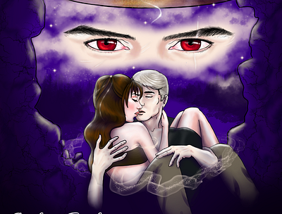 Book Cover | Vampires theme book cover illustration vampires