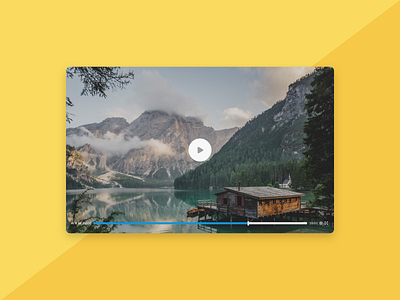 DailyUI 57 057 57 dailyui dailyuichallenge ui ux video videoplayer