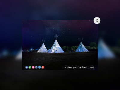 Daily UI day 10 - Social share