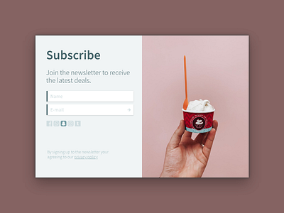 Daily UI 026: Subscribe