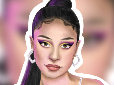 Digital Art - Alexa Demie (Euphoria)