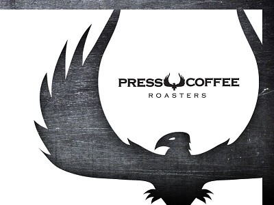 Press Coffee Roasters arizona bird black and white branding and design chalkboard coffee logo coffee shop phoenix bird press coffee press coffee roasters scottsdale web site design