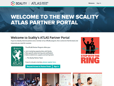 Atlas Portal atlas portal design liferay liferay theme partner portal scality scality ring web site