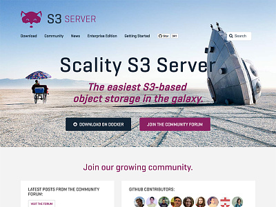 Scality S3 Server community design object storage readme s3 space