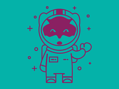 Zenko Orbit Space Fox astronaut fox illustration s3 server scality space fox space suit zenko