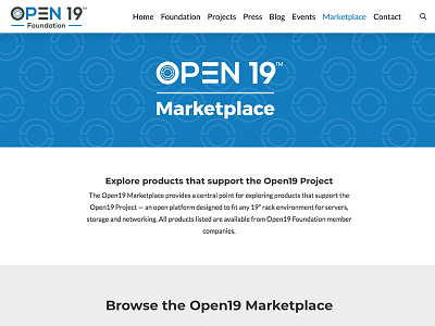 Open19 Marketplace