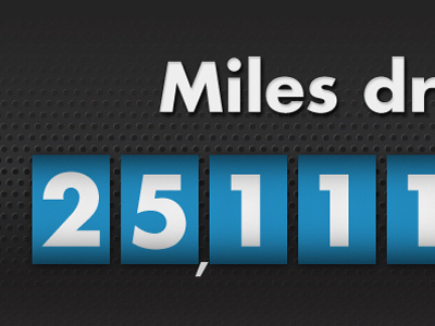 Miles Driven - Odometer blink ecotality js odometer mileage odometer miles driven odometer the ev project theevproject