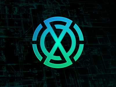 Logo X for tech (forsale) brand identity branding design logo tech techno technology technology logo x x logo