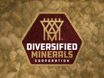 Mining Company Logo brand identity branding brown design gold logo minerals miners mining